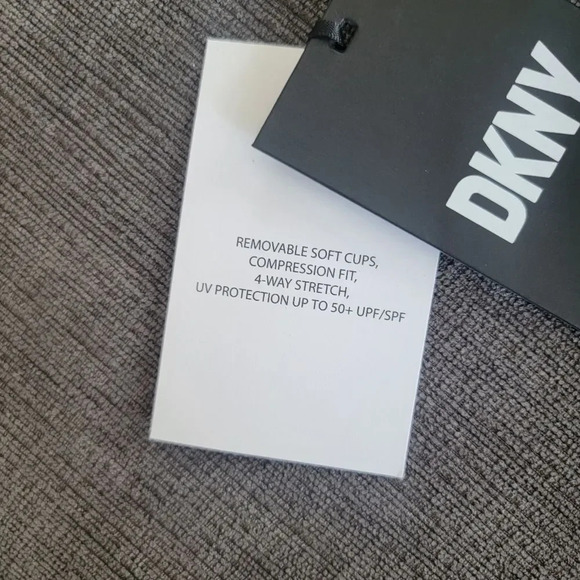 DKNY Women's Red Ruffle Underwire Tummy Control One-Piece Swimsuit Size medium - Picture 3 of 12